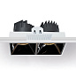 ART-SQF-180x2 LED светильник встраиваемый безрамочный полуповоротный Downlight   -  Встраиваемые светильники 